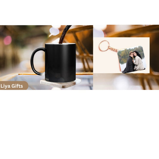 Personalized Magic Mug | Photo Magic Mug | with Key chain